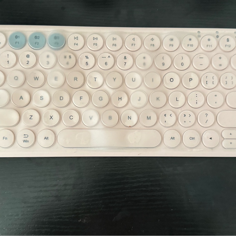 Pink Wireless Keyboard